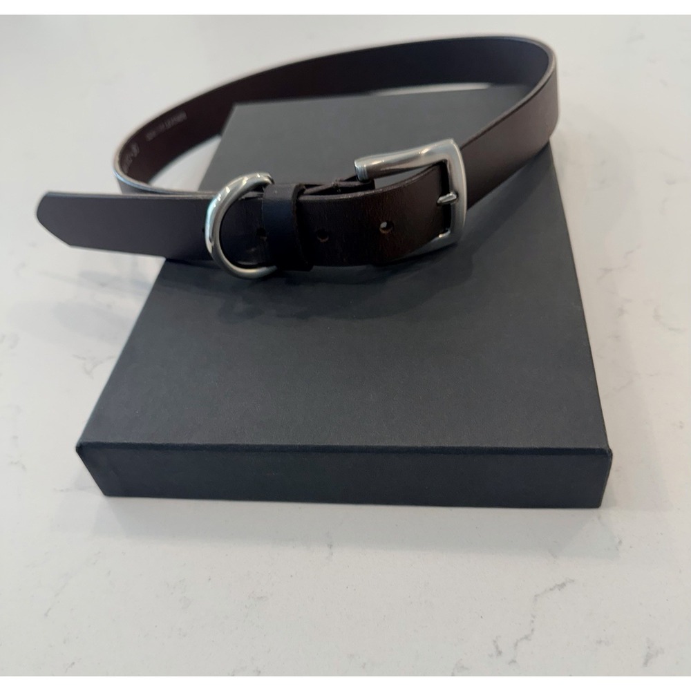 Nocona Belt Co. Women's Brown Genuine Leather Belt Size 30 Preppy 80s 90s Y2K